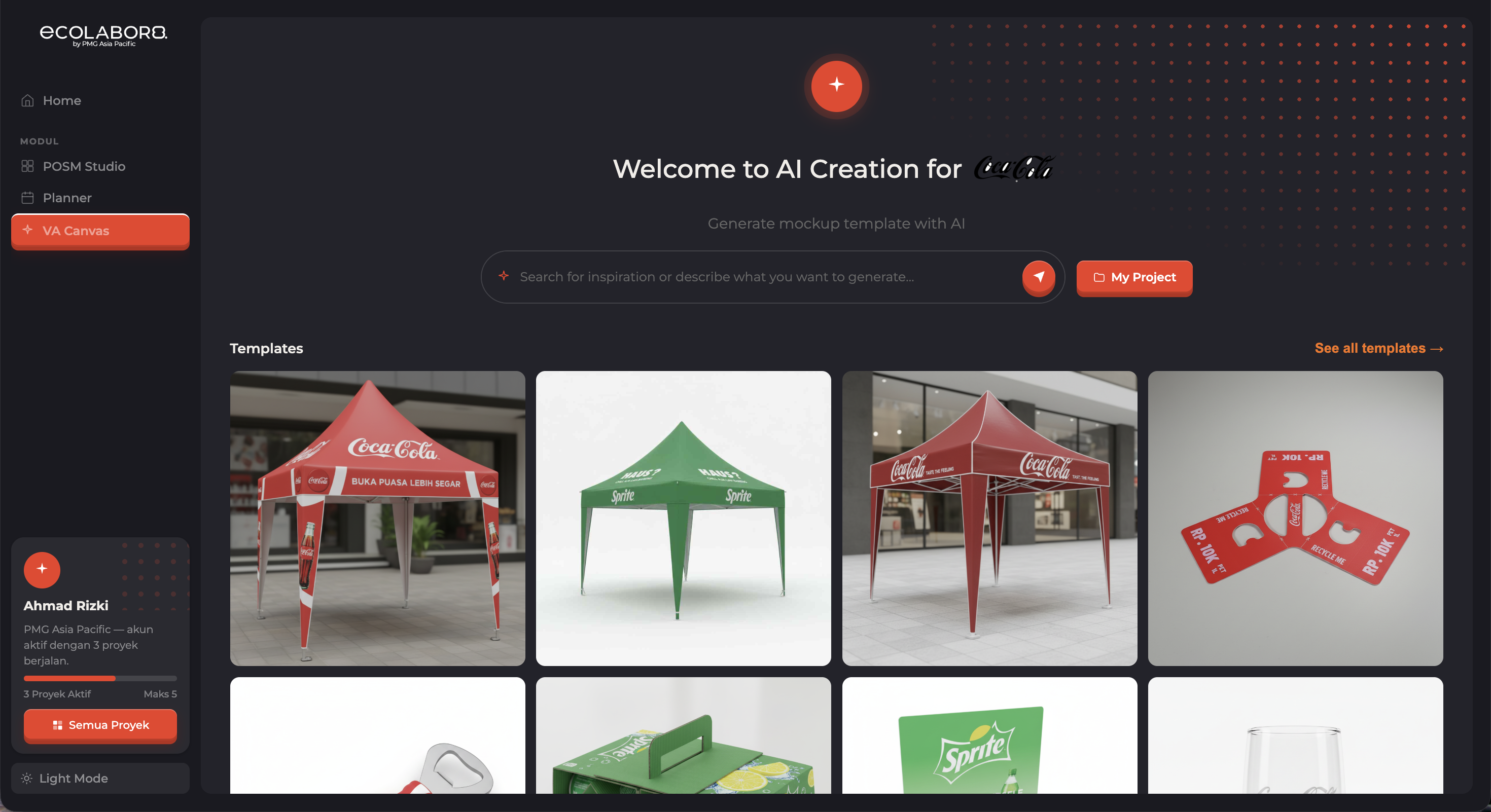 VA Canvas Dashboard